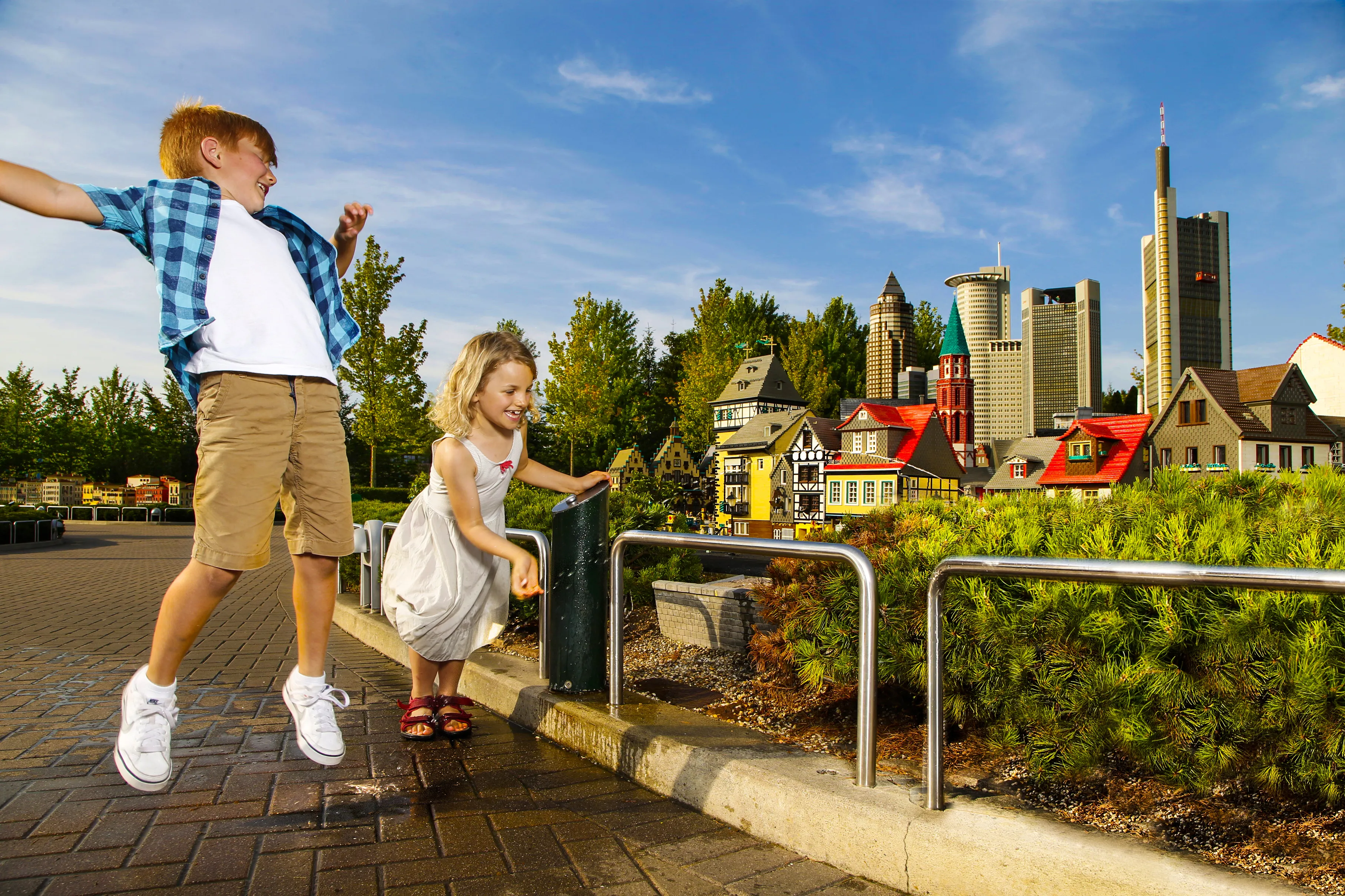 Children in LEGOLAND MINILAND Frankfurt