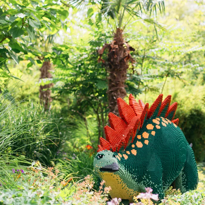 Dinosaurs made from LEGO bricks at LEGOLAND