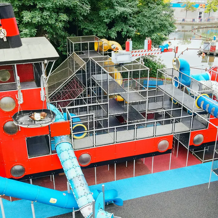 LEGOLAND shipyard playground from above