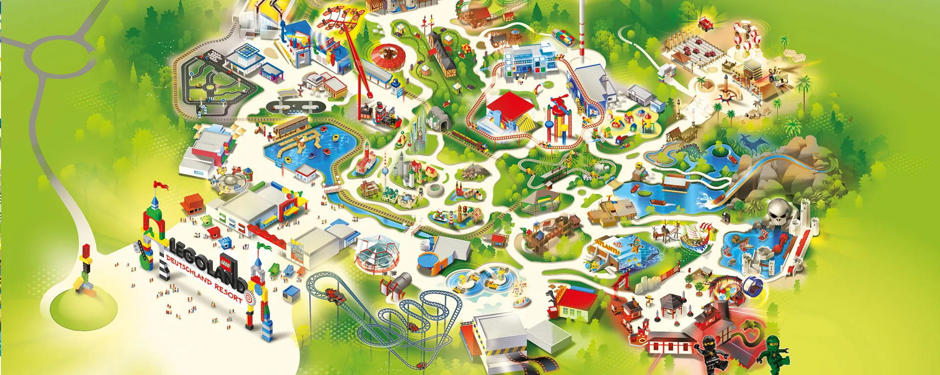 LEGOLAND park map 2022