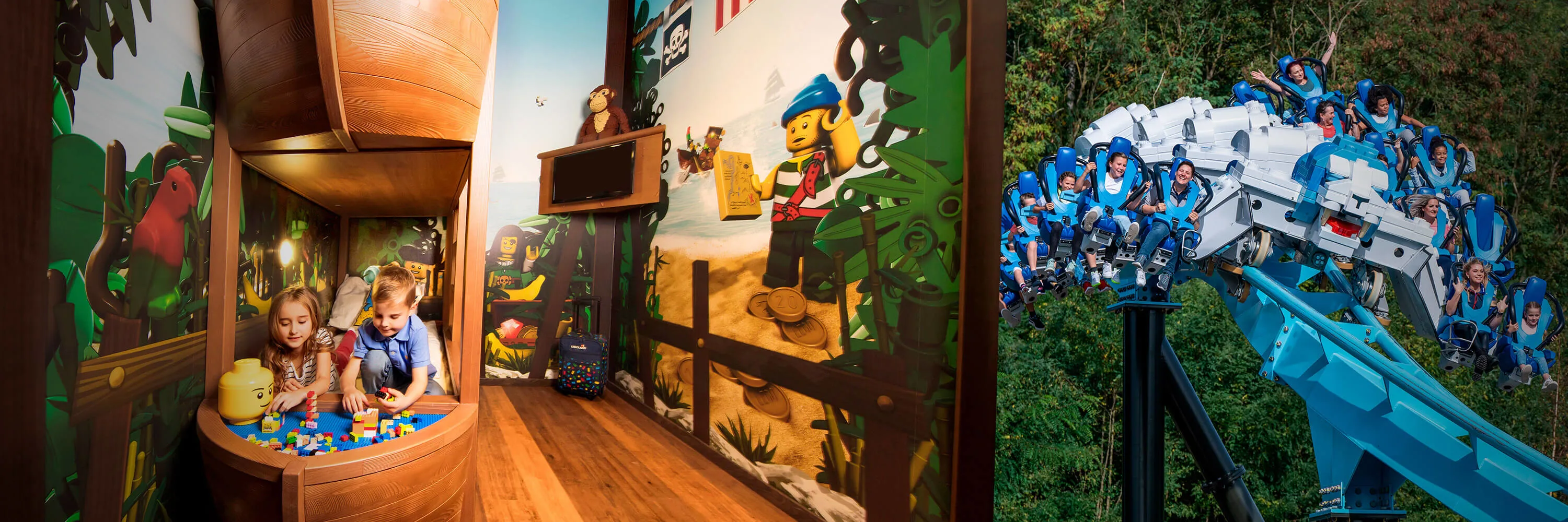 Summer: overnight stay + Express Pass in Castle or Pirate Island - LEGOLAND® Holiday Village