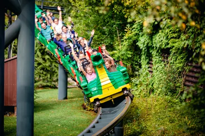 Fire Dragon rollercoaster for children at LEGOLAND Deutschland