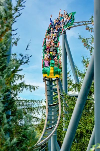 Fire Dragon rollercoaster at LEGOLAND Deutschland
