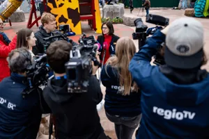 LEGOLAND Deutschland Resort Geschäftsleitung vor Presse