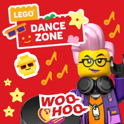 LEGO Dance Zone mit einer LEGO Minifigur auf dem LEGO Festival