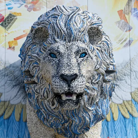 Model von LEGO MYTHICA Himmelslöwe MAXIMUS
