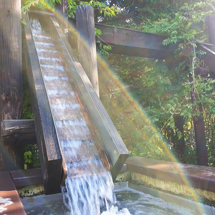 Water slide in the gold hunt at LEGOLAND