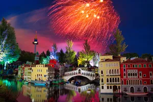 Fireworks over Venice at MINILAND during Long Nights at LEGOLAND Deutschland