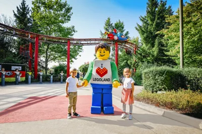 LEGOLAND Boy with two children at LEGOLAND Deutschland Resort