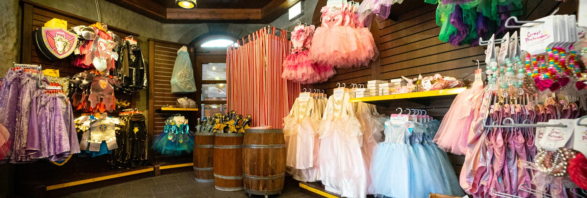 Clothing for girls in the LEGOLAND Castle Shop