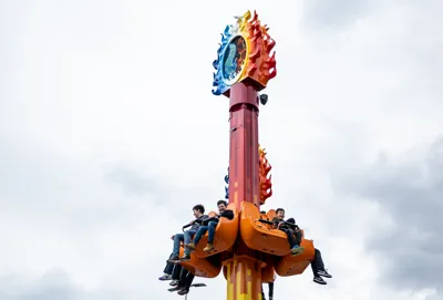 Fire & Ice Tower ride at LEGOLAND Deutschland