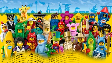 Faschingsauftakt im LEGOLAND mit vielen Minifiguren