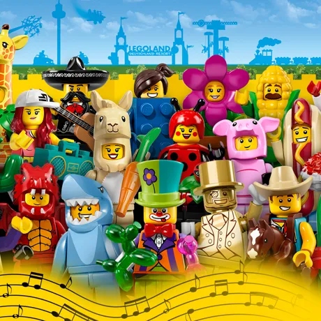 Faschingsauftakt im LEGOLAND mit vielen Minifiguren