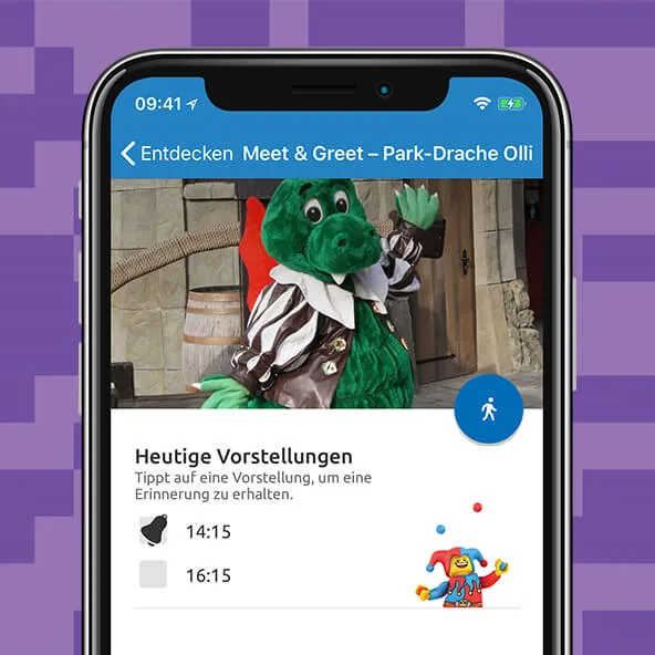 LEGOLAND App Landingpage Show Times DE