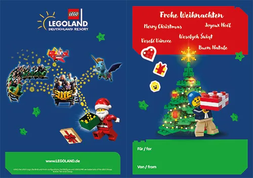 LEGOLAND Weihnachtskarte Vorschau