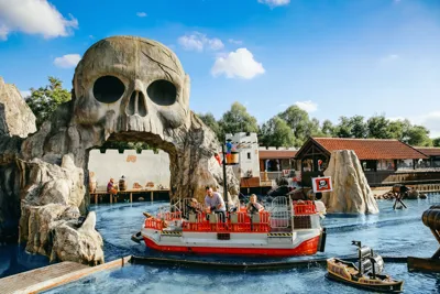 Pirate battle water ride at LEGOLAND Deutschland